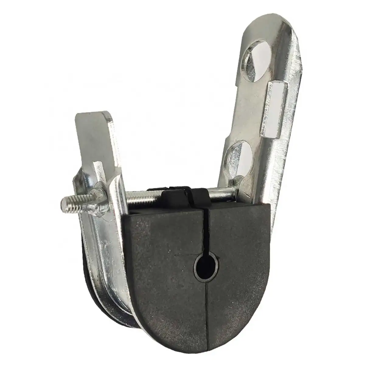 FTTX  ADSS J hook Suspension Clamp for fiber optic cable pole accessories