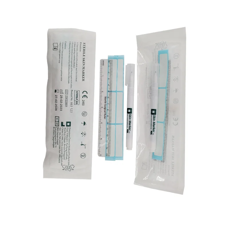 Professional 0.5Mm 1Mm Surgical Skin Marker Pen Permanent Skin Marker Manufacturer