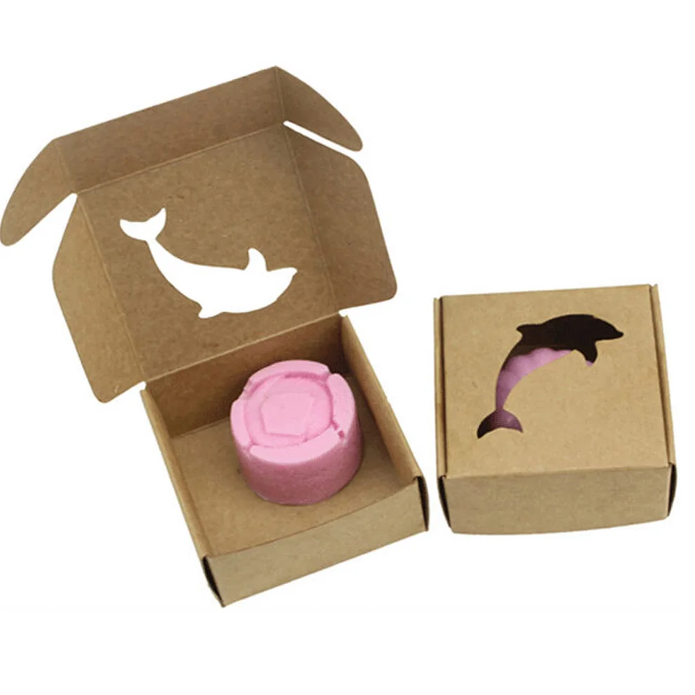 Eco-friendly Handmade Kraft Paper Box With Cut Out Shape