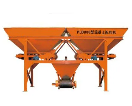 Concrete batching machine for construction works