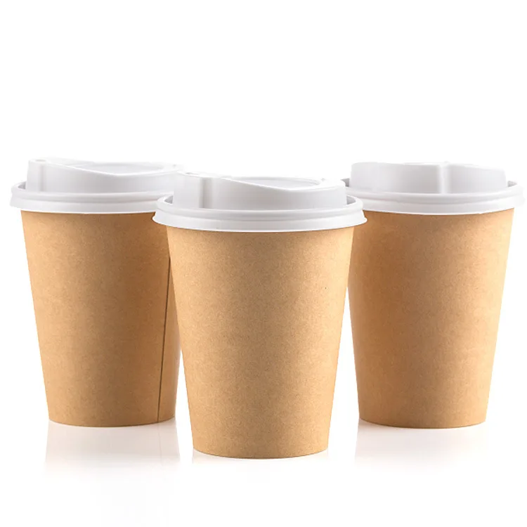 Hot New Products Good Sales cups for printing with high performance disposable double wall paper coffee cups with lids