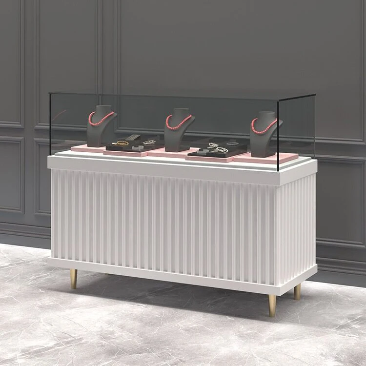 2024 Wholesale cheap price jewelry shop jewelry glass display showcase