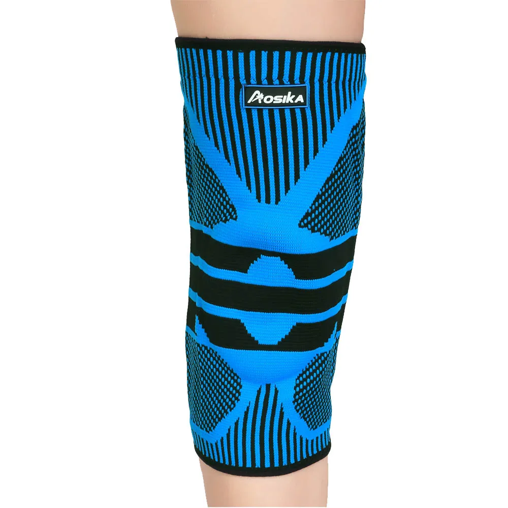 Эластичный силиконовый пружинный Противоскользящий спортивный наколенник из спандекса