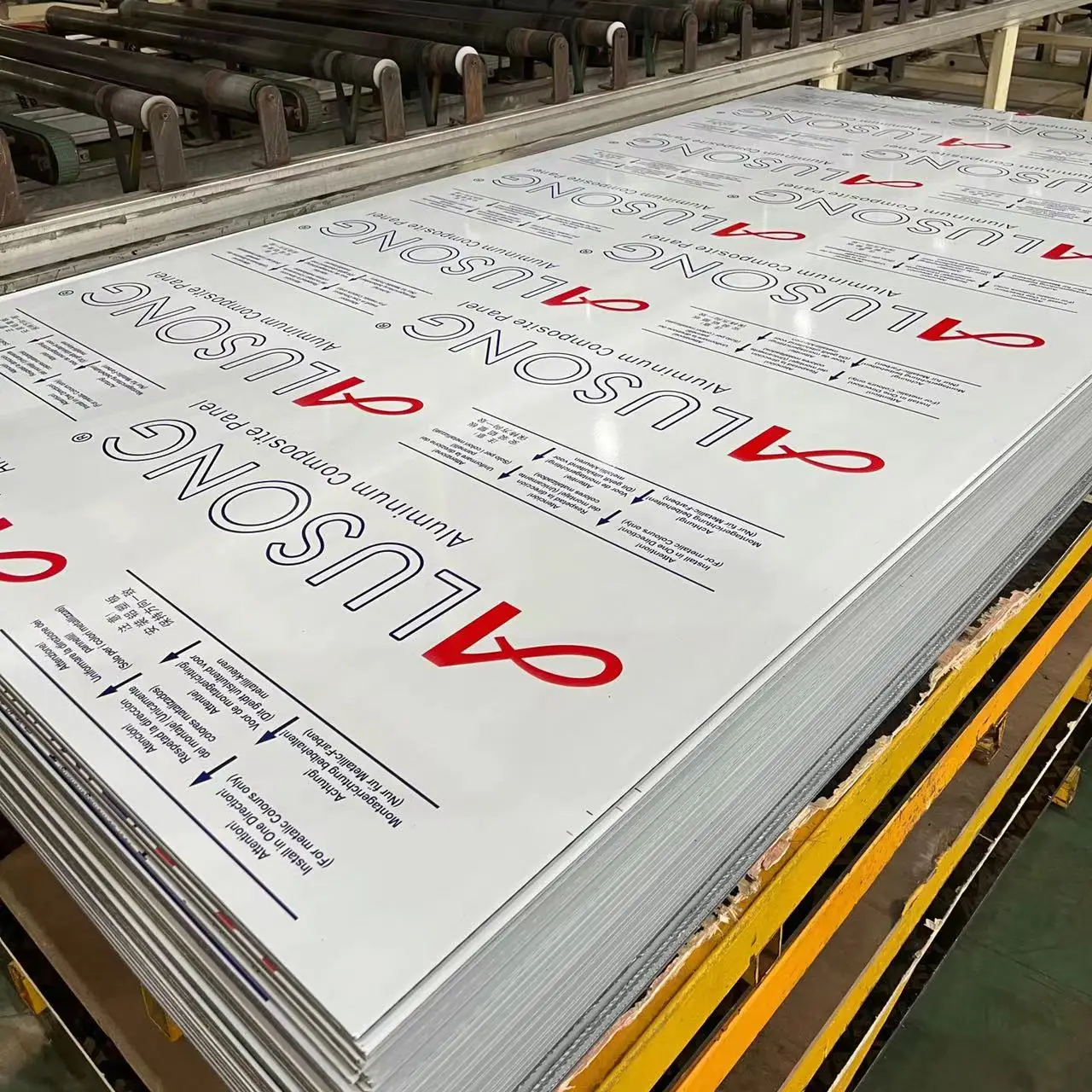 3mm silver brushed ACP ACM for CNC aluminium sheet sign board aluminum composite panels factory price