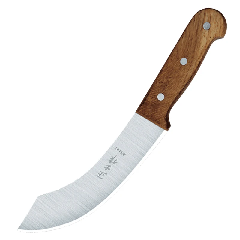 Kitchen Knife Chef  Wholesale ox Horn Machete 3Cr13 Stainless Steel Slaughtering and Meat Cutting Knives