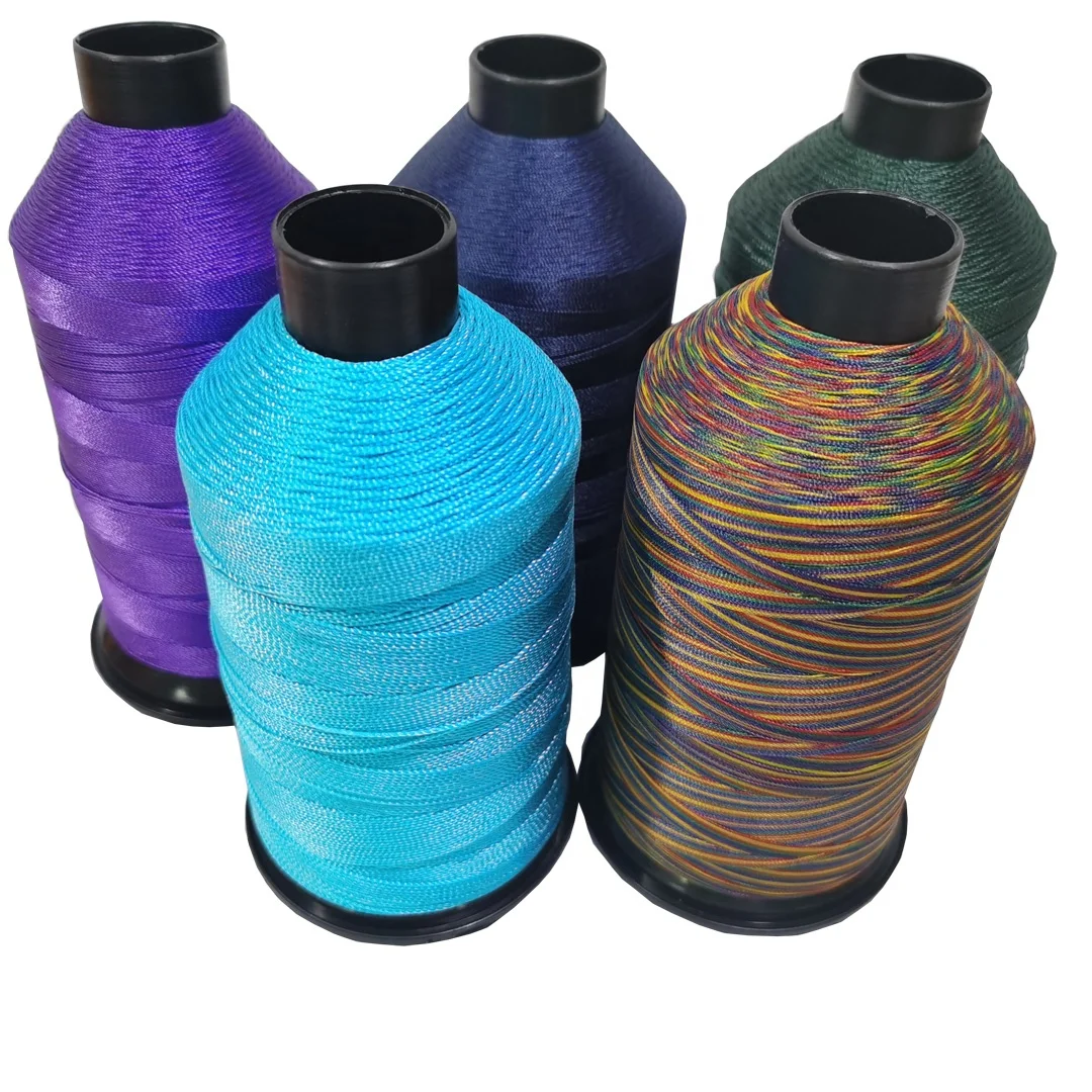 420D/3 nylon threads best selling nylon factory sewing thread for mattress and leather use with colors