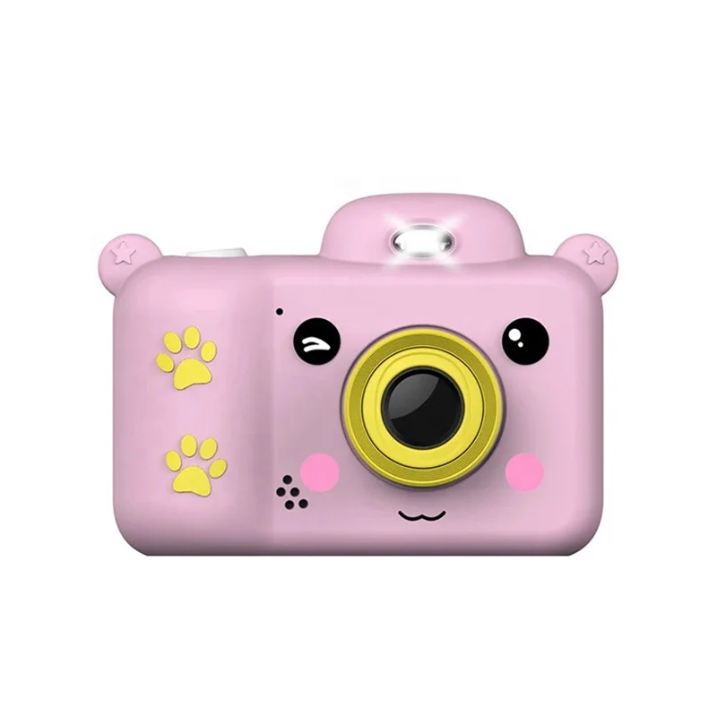 Kids photo camera 2.4inch hd screen kids digital camera 1080p cartoon design mini video toy camera for baby children outdoor