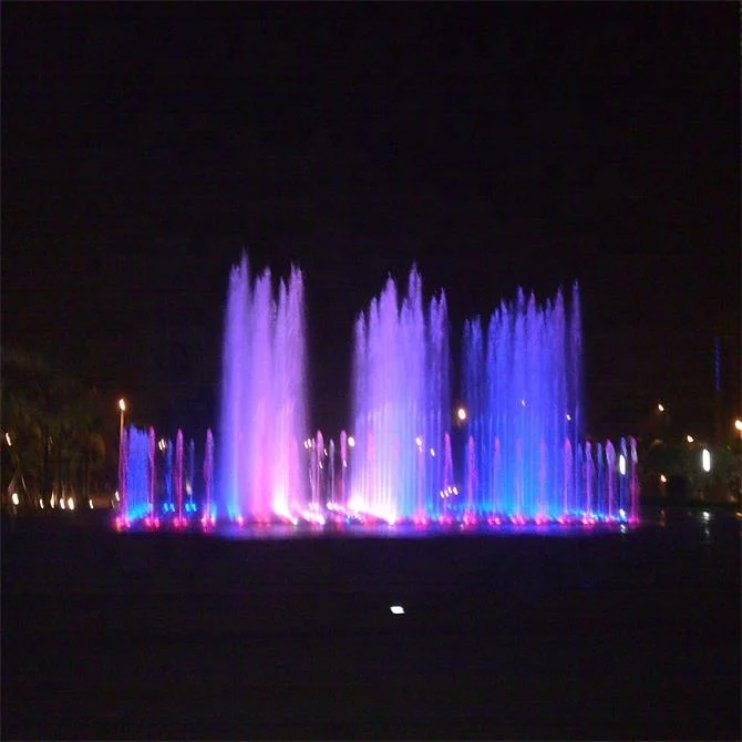 Fashion works Outdoor Interactive Water Dancing Dry Floor Deck Music Fountain for Plaza Mall