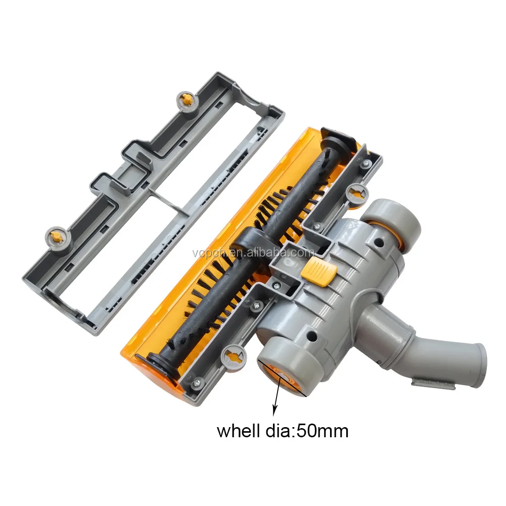 Пылесос турбо-щетка для мытья полов Ковер пыли нормальный турбо-щетка с рабочей поверхностью диаметром 32 мм 35 мм адаптер желтый цвет (BMD-11)