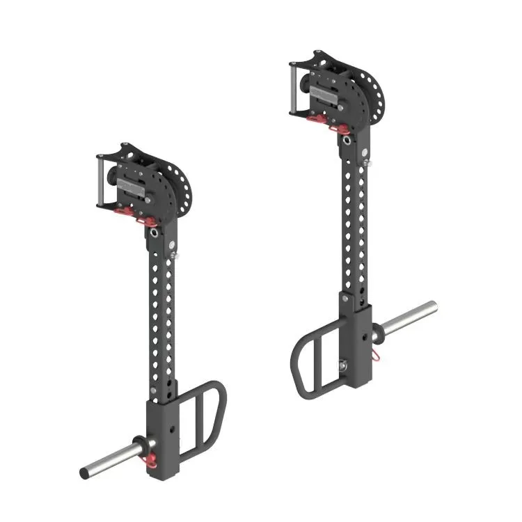 YDYFIT Trolley jammer arms rack in pairs gym equipment adjustable trolley arms  for racks