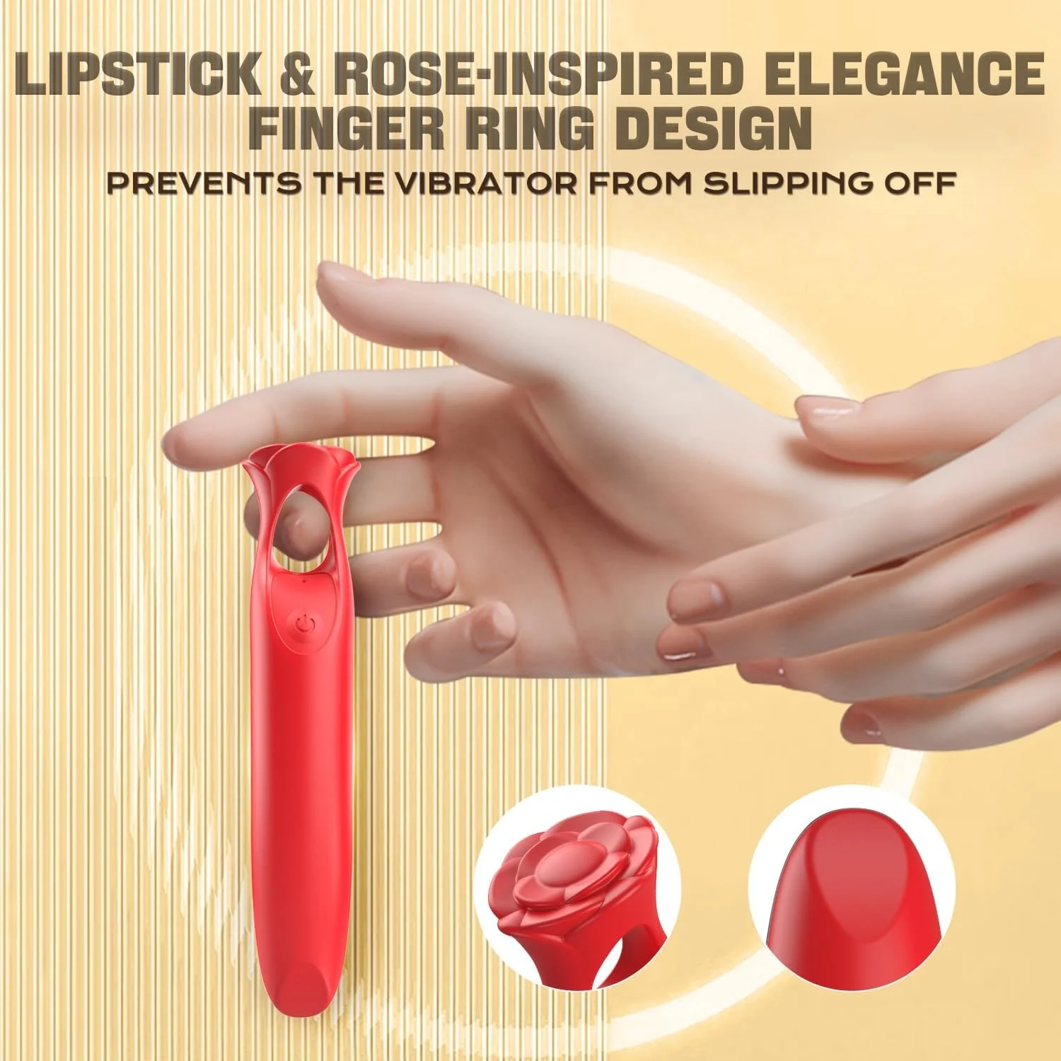 Hot Selling Bullet Mini Vibrator Rose Sex Toy 12 Vibration Modes Portable Female Vibrator Small Clitoral G Spot Stimulator