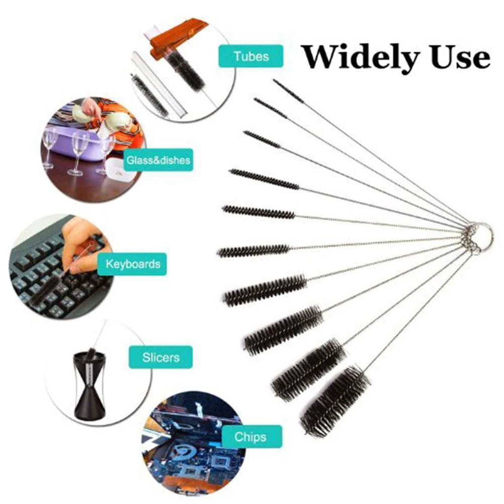 OEM 10pcs Metal Cleaning Brush For Weed Pipe Clean Glass Hookah Smoking Cachimba Pipas Fumar Feeding Bottle Brush
