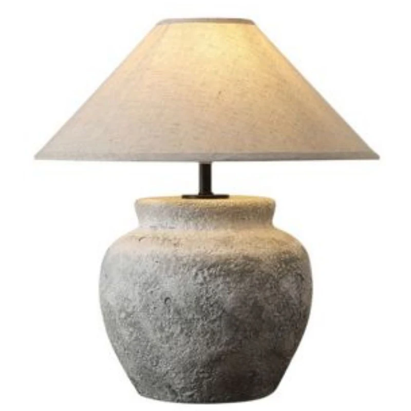 Geometry Art Design Table Lamp Modern Nordic Style Black Color Ceramic Material Base Desk Lights