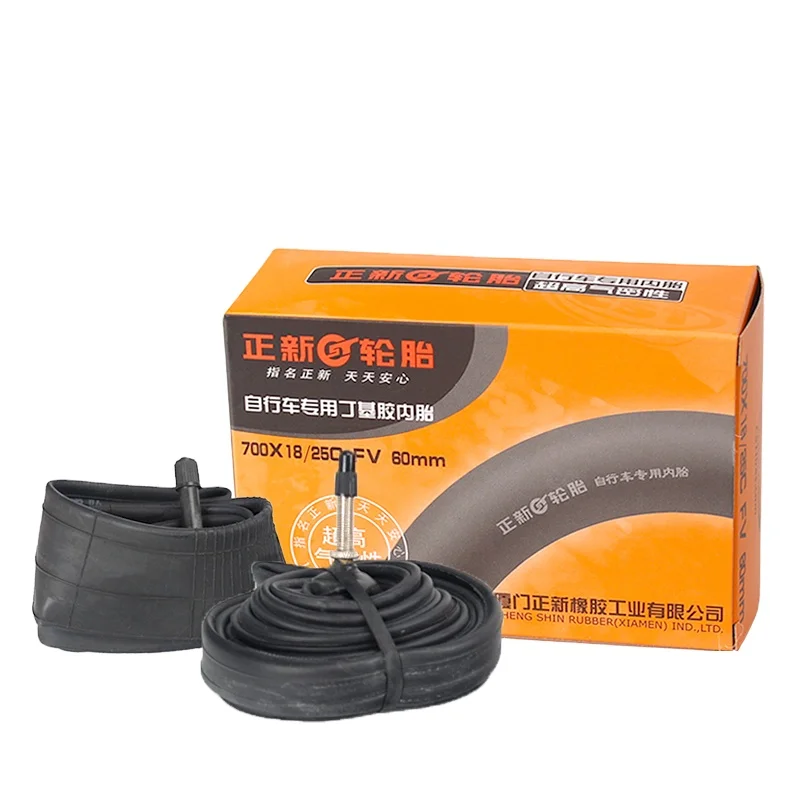 Внутренняя трубка для шоссейного велосипеда CST 700C, бутилкаучук 700*18 23 25 28 32, детали для велосипеда, клапан шрадера, велосипедная трубка с французским клапаном