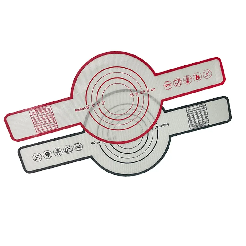 New Design Non-Stick Silicone Mat for Baking Sheet Silicone Bread Mat Dough Bread Sling Baking Liner for Dutch Oven