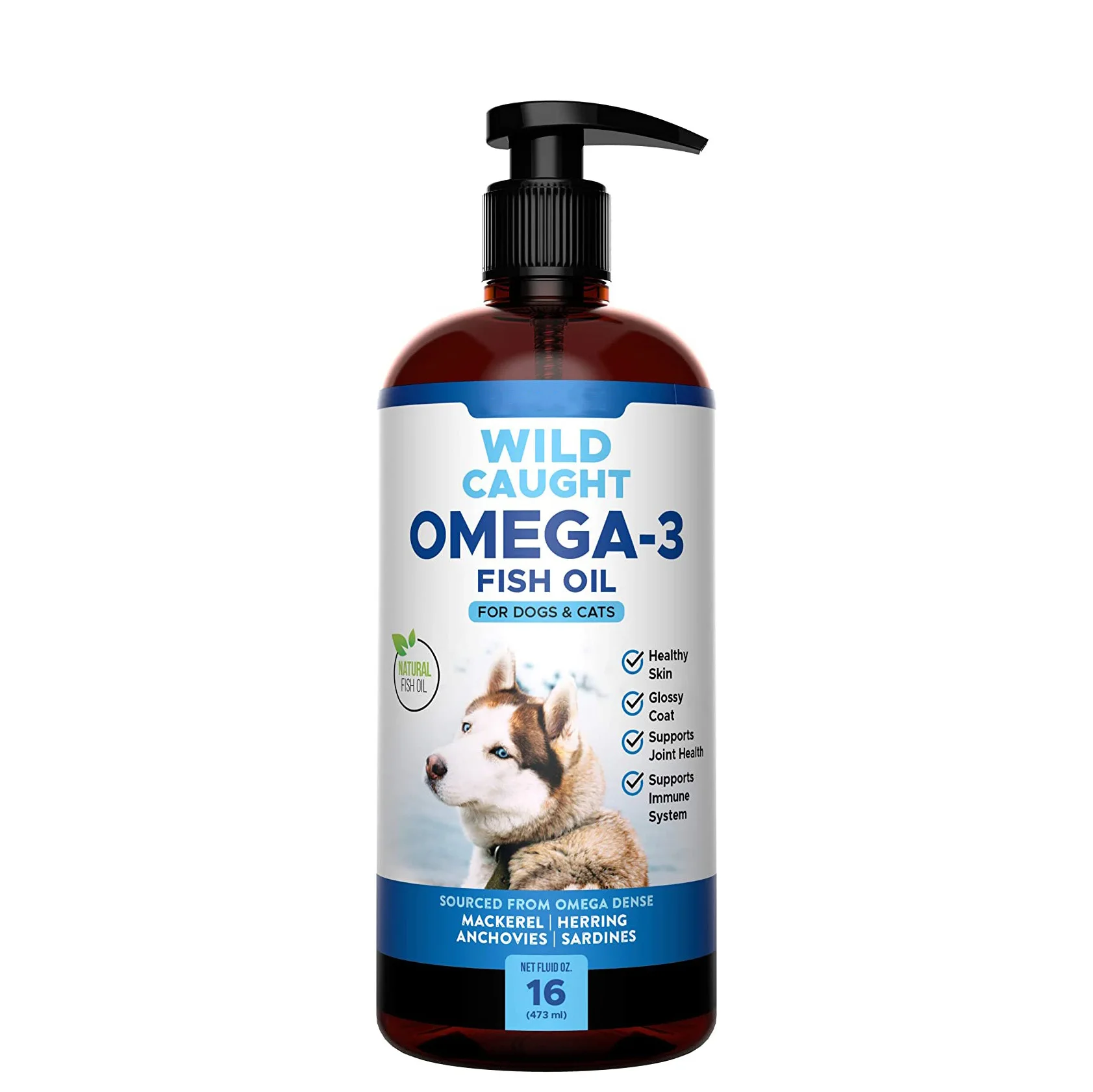 Wholesale Omega-3 Fish Oil for Dogs and Cats Skin and Coat Supplement EPA + DHA Fatty Acids Supports Joint, Brain & Heart