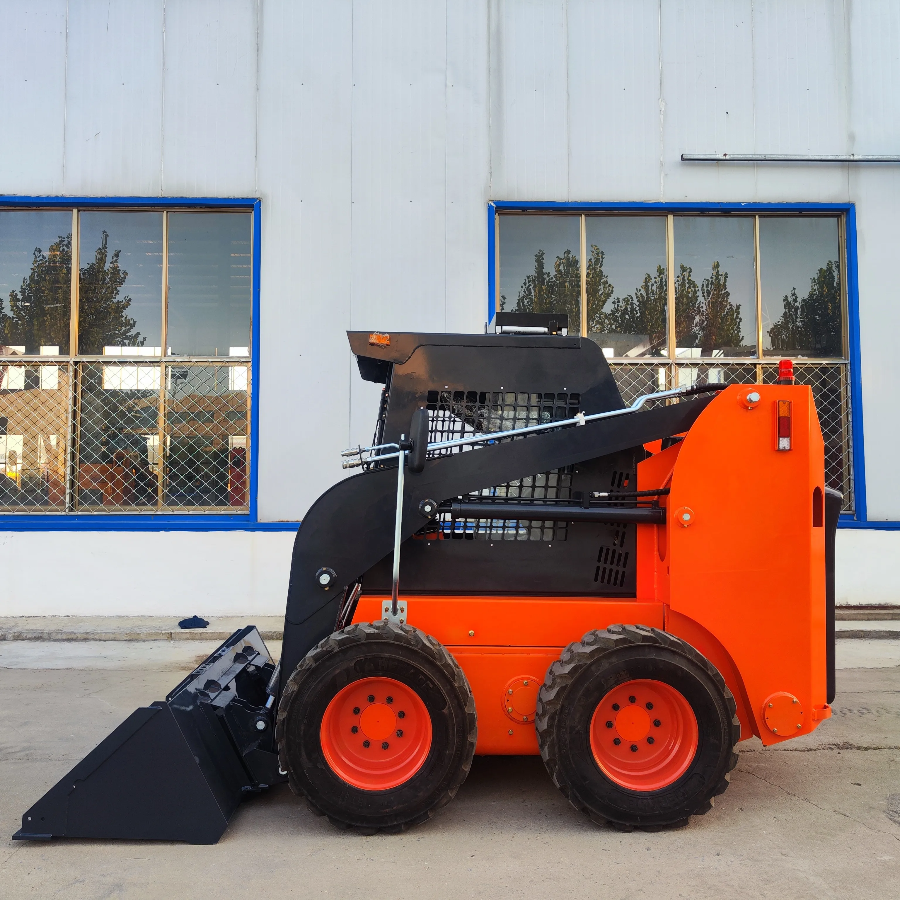 Wholesale Engine Diesel Mini skid Steer loader Bucket  Mini Compact Track Loader Skid loader