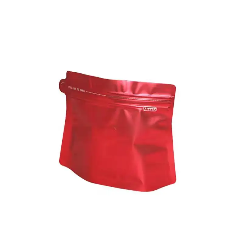 Food Grade 100g 150g 220g 450g Reusable Flat Bottom Empty Coffee Bean Packaging Bags With Valve And Zipper