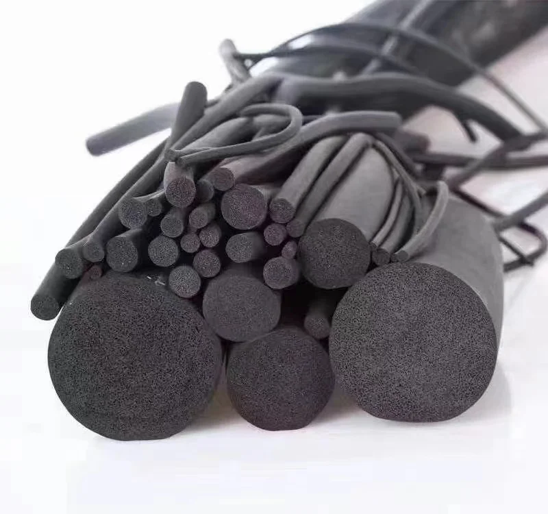 Factory direct EPDM flame retardant solid rubber strip/customized EPDM rubber seal strip