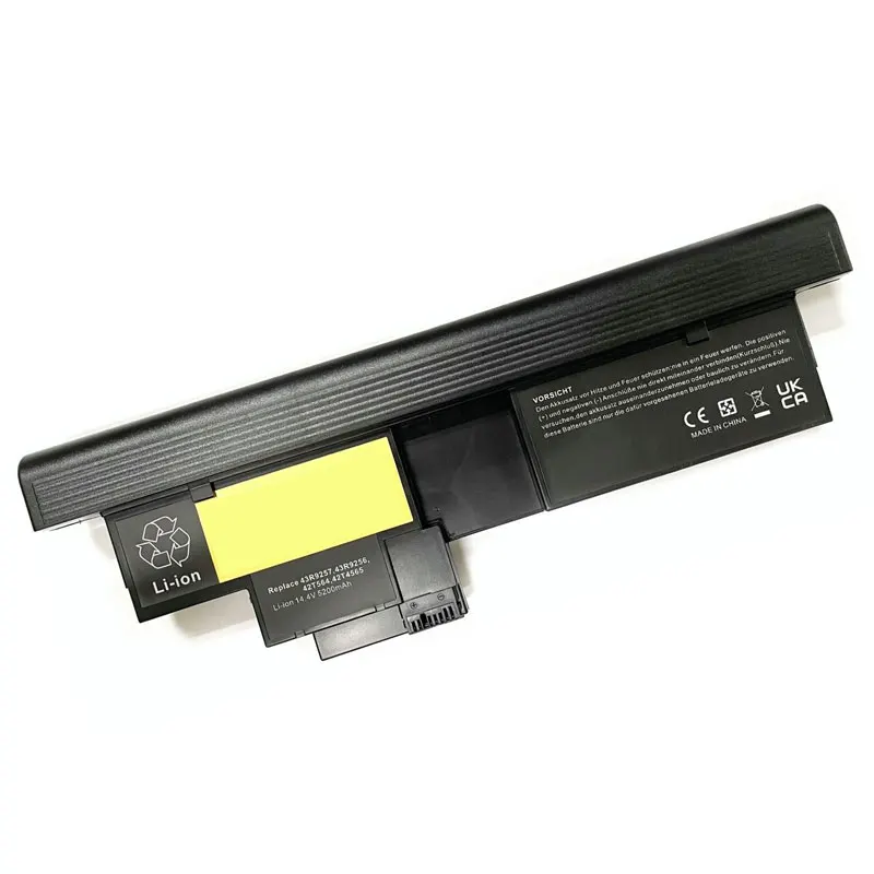Аккумулятор для ноутбука 43R9257 для планшета IBM Lenovo ThinkPad X200t X201 43R9256 42T564 42T4565 14,8 В 5200 мАч 8-сотовый Аккумулятор для ноутбука