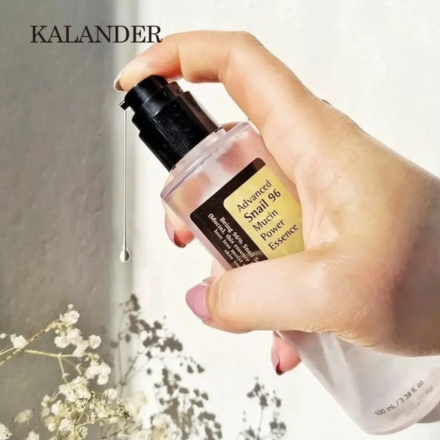 100ml Snail Serum Organic Collagen Hyaluronic Acid Vitamin C Acne Relief Anti-Aging Lightening Essence Face  OEM