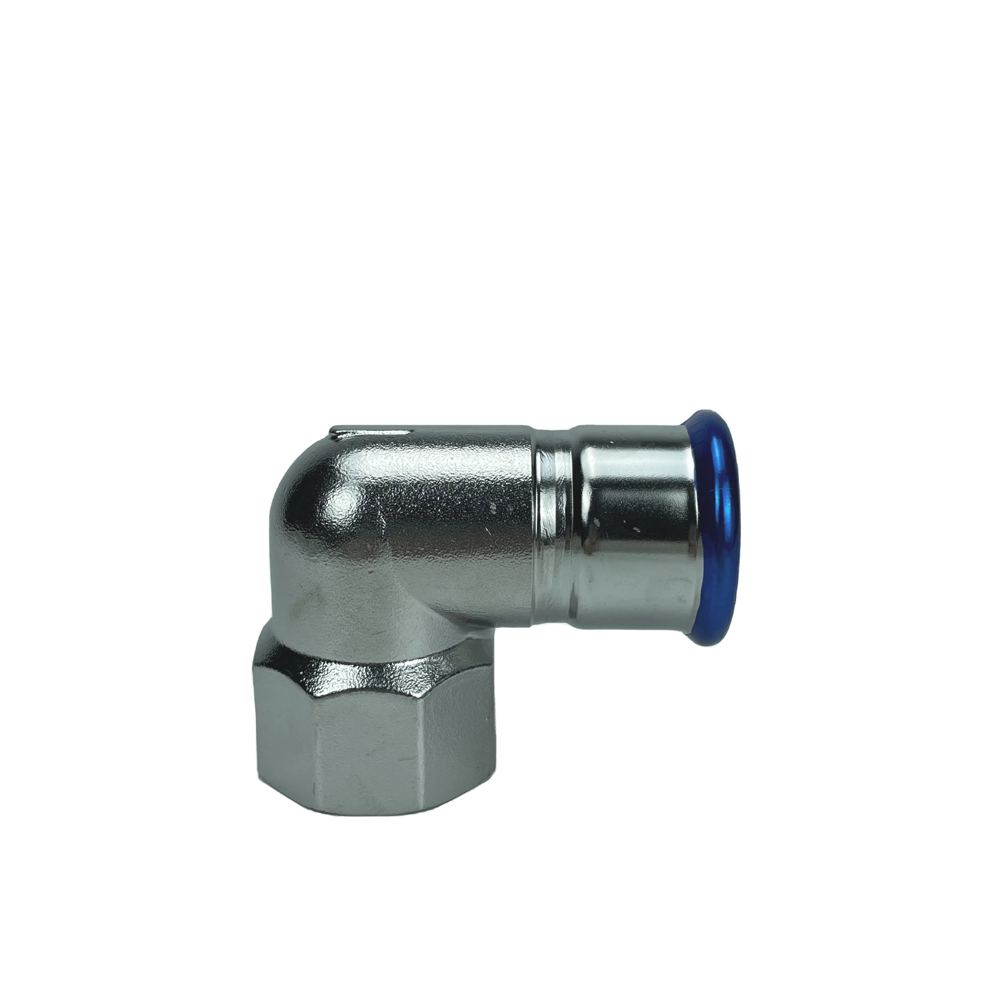 DVGW 304 316L superior quality M typeV Type profile stainless steel press fitting 90 degree Female Elbow