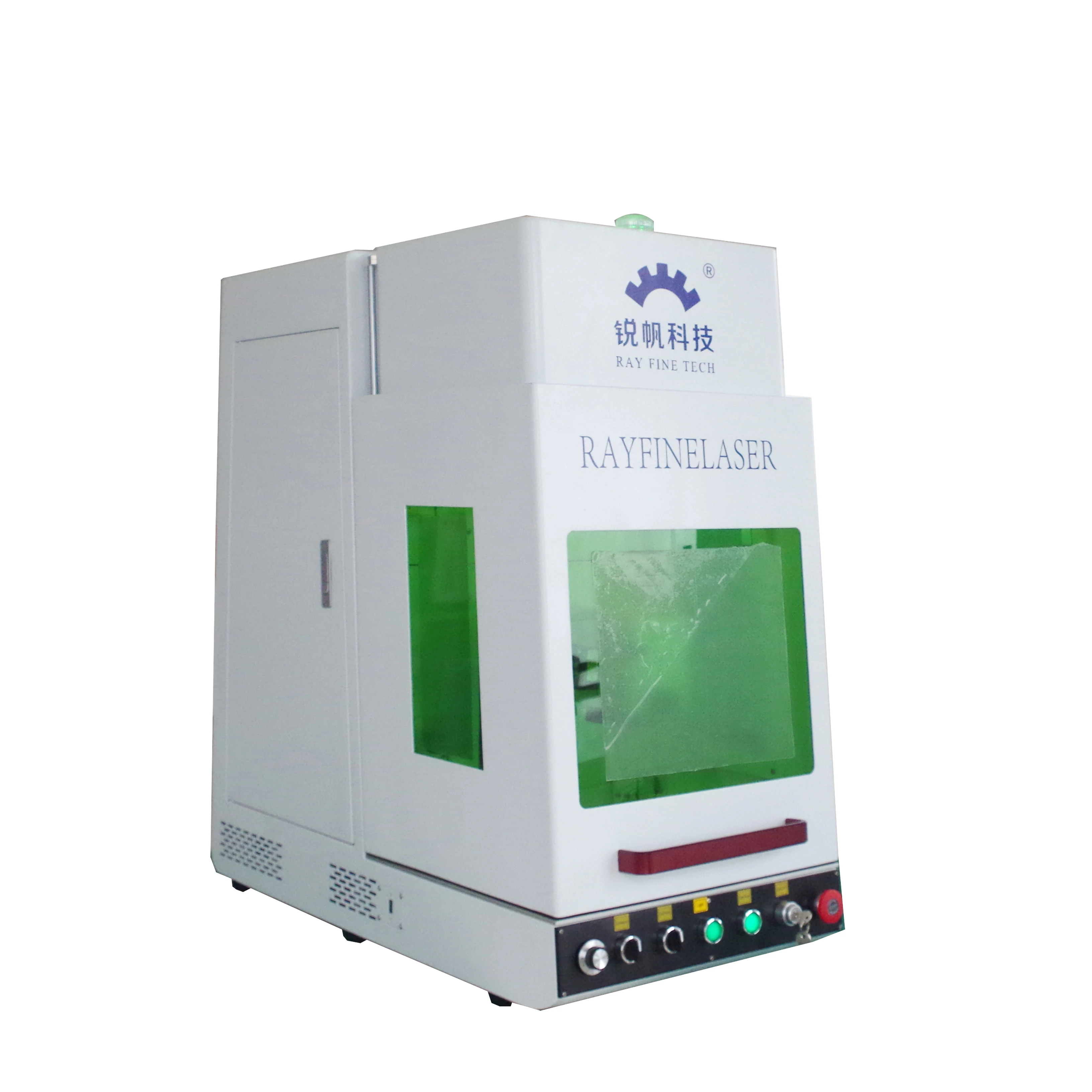 60w MOPA fiber laser engraving machine with autofocus/cyclops camera /rotary