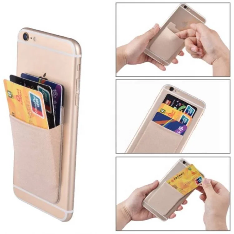 Phone Wallet Card Holder Carry Credit Cards and Cash Custom Cell Phone Sticker Card Holder