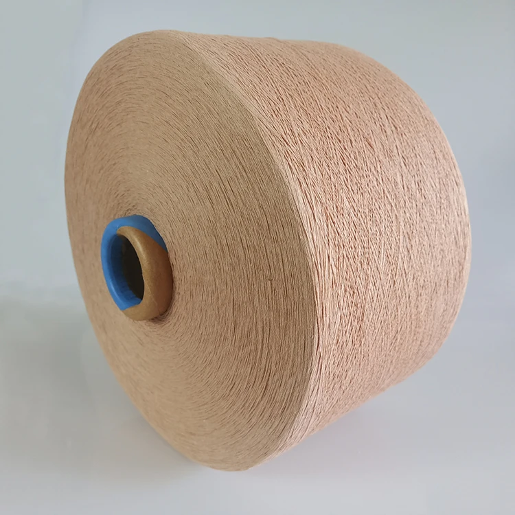 Customized Recycled Circular Knitting Machine Yarn Recycling 20s/1 30s/1 Cotton Blended Ring Spun Yarn For Knitting Socks