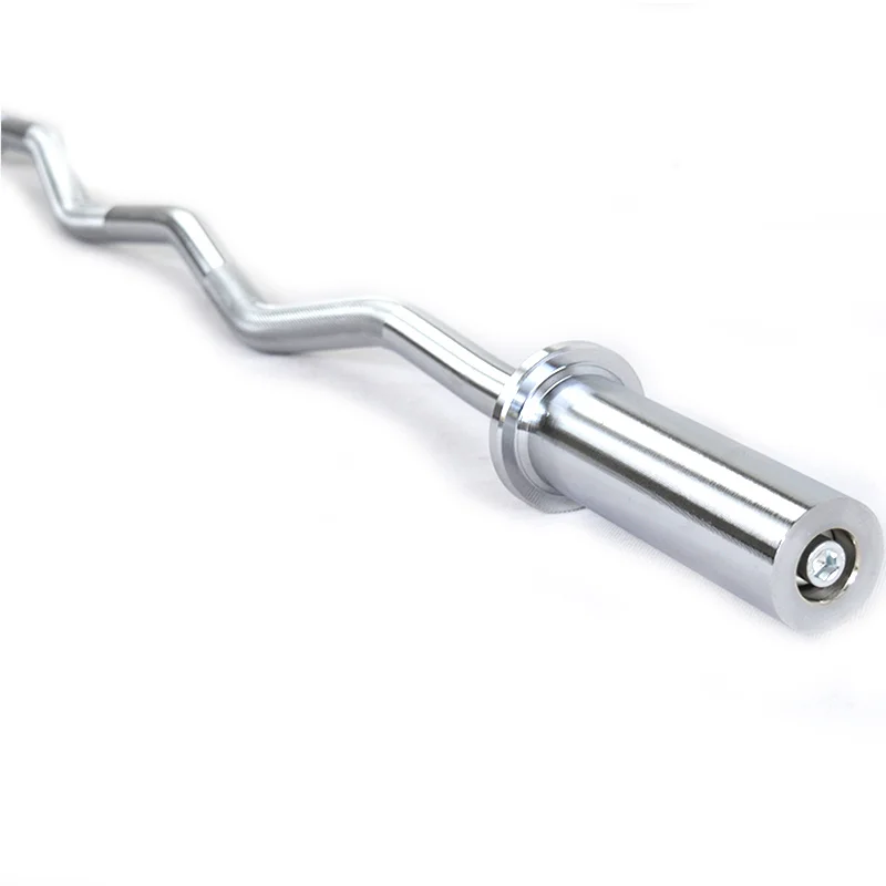 Commercial 47in Curl Barbell Bar Curved Bar For Home Exercise