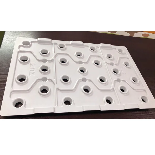 
ABS Vacuum Forming Plastic White Nursery Hydroponic Tray Flood Planting Plastic Flat Trays 