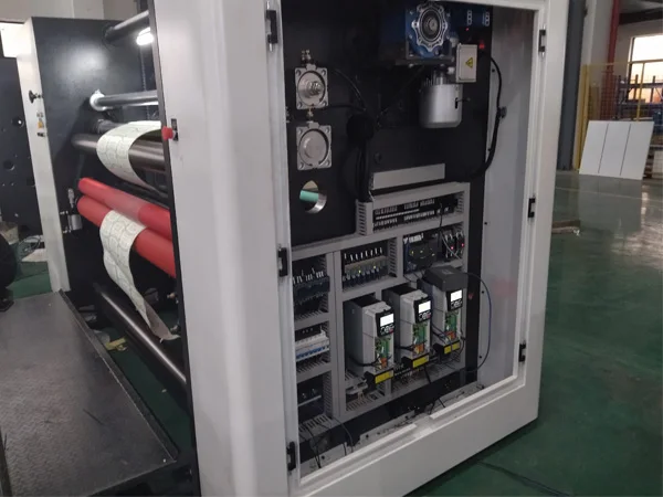 Wax Coated Light Weight Paper Roll To Small Rolls Slitting Machine For Shushi Food Wrapping With Meters Counting Function