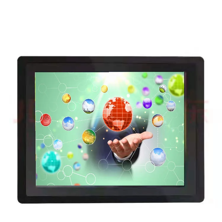 15.6 inch 16:9 fanless fully enclosed monitor industrial automation For restaurant self orddering touch kiosk