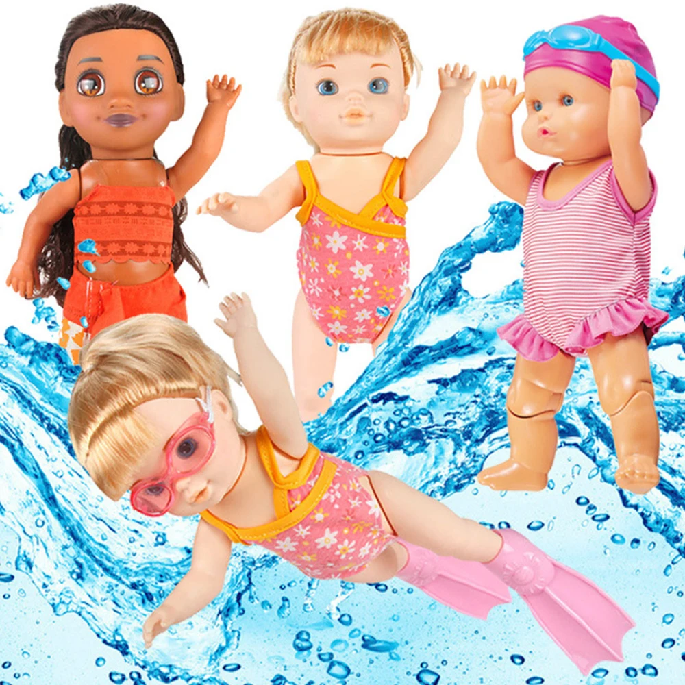 Electric Simulation Baby Swimming Doll Toy Educational Dolls&Accessories Bath Toy Doll