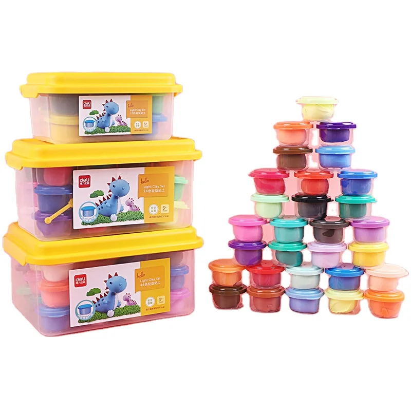 Ultra-light Clay Plasticine Color Clay Children Kindergarten Multi-color Non-stick Hand Mud Toy
