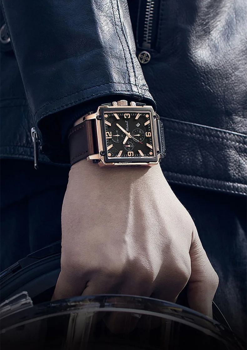 Оптовая продажа многофункциональные водонепроницаемые кварцевые модные мужские часы с подсветкой