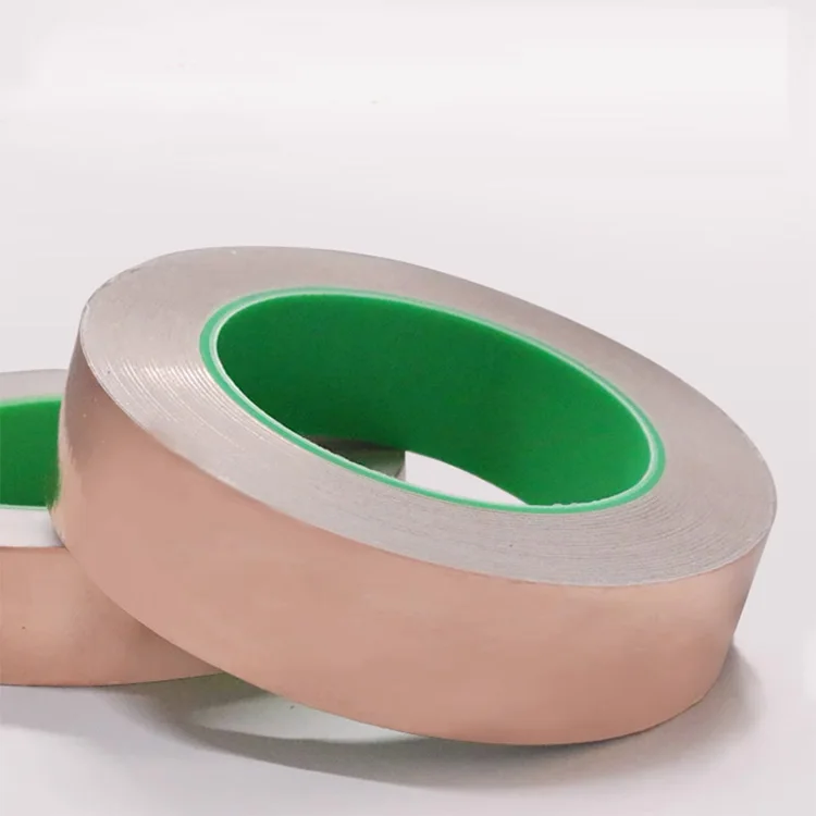 Copper Foil Tape Single and Double-sided Conductive Anti-radiation Electromagnetic Shielding Interference Strong Adhesive Tape
