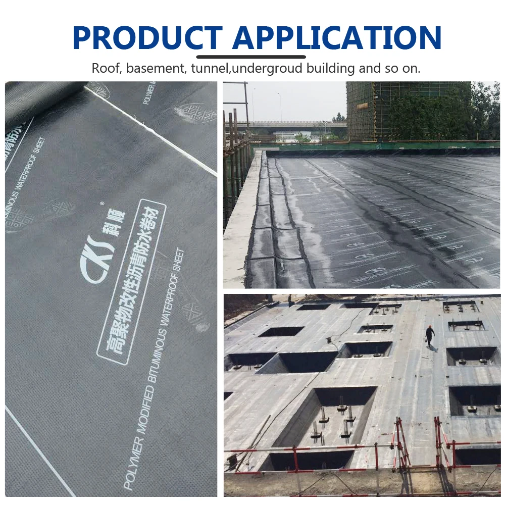 Trade elastomer app modified polymer bitumen sheet sbs self adhesive waterproof membrane