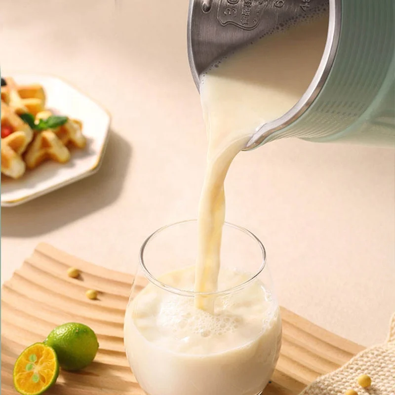 Smart Automatic Cold and Hot Dairy Free Soybean/Oat/Coconut/Soy Milk Maker Machine Plant Based Almond Cow Milk Machine Maker