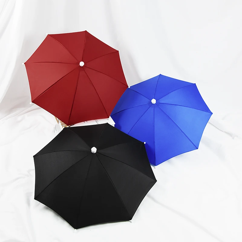 Chinese Manufacturer Direct Good Quality Release your Hand Sun Protection Portable Hat Umbrella