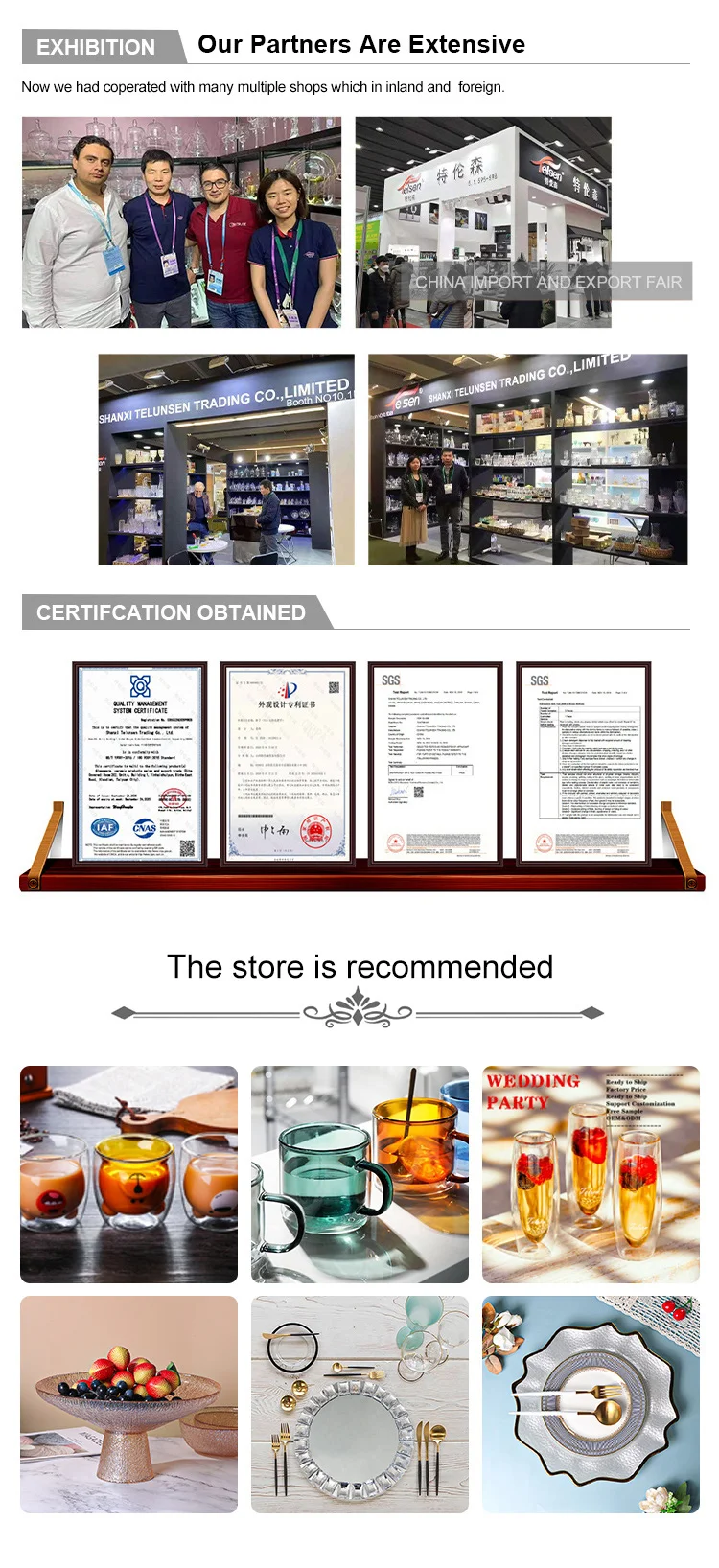 Telsen 2022 New Design Thick Stem Wine Glass