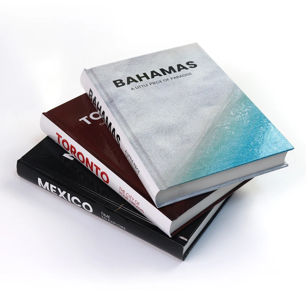 Customized 3 Pieces of Decorative Books for Home Decor, Stylish Books Decor for Living Room, Coffee Table Hardcover Book