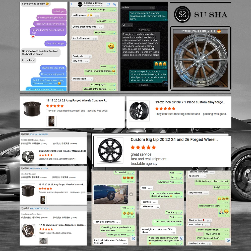 Work Jante 2Pcs Black Rims 19 20 Inch Staggered Passenger Car Rims Alloy Forged Wheels For Camaro