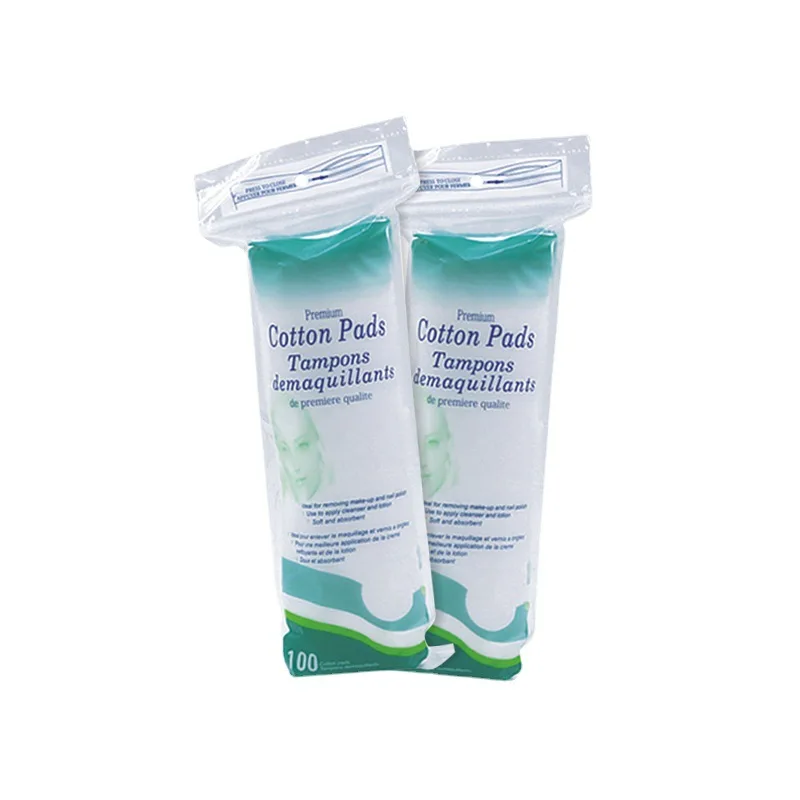 Free Sample Soft Disposable Natural Eco Friendly Organic Bamboo Facial Cleaning Makeup Cosmetic Remover Round Cotton Pads