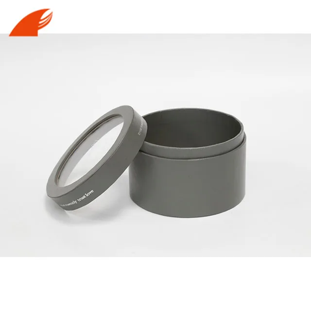 Custom Transparent Pvc Cover Round Flower Box