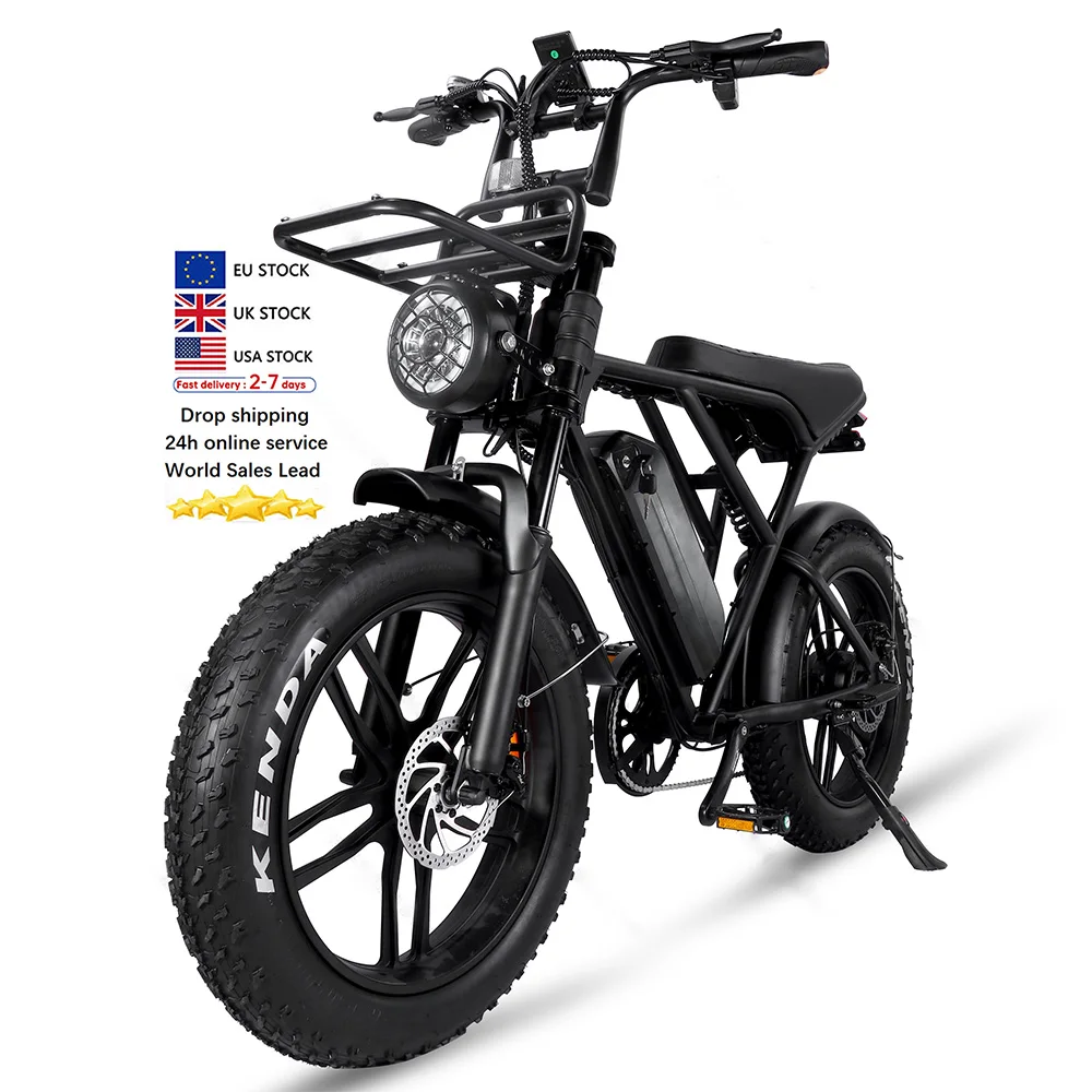 OUXI H9 electric speed trail bicycle  mountain bicycles 20 inch electric bike fat e bike