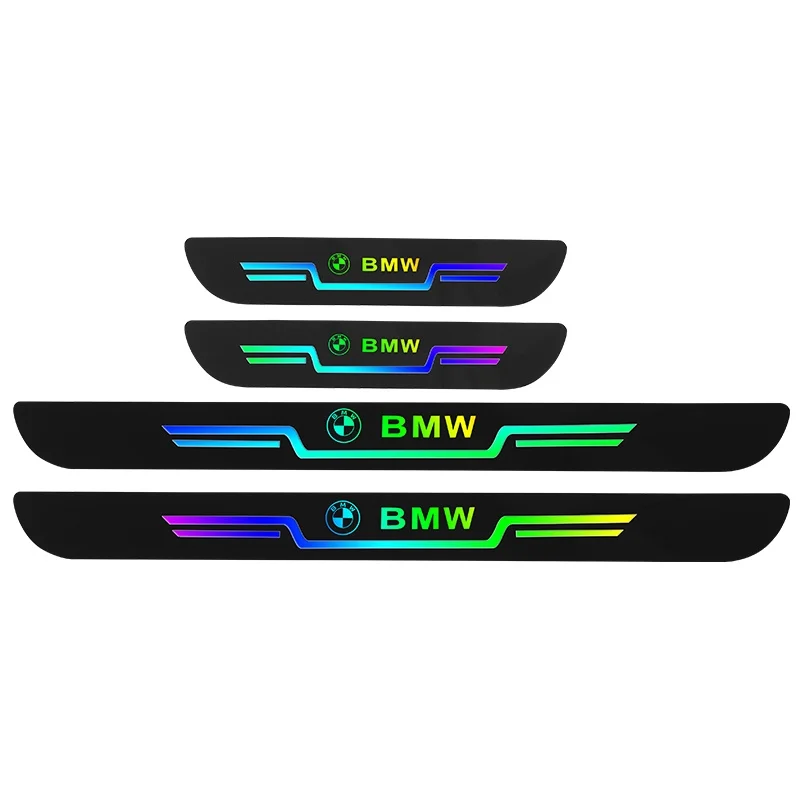New General Motors Mirror Door Sill Protector Colorful Logo Door Sill Scratch resistant Decoration Self adhesive