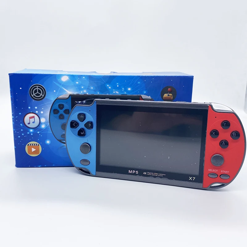 X7 4,3 дюймов 5,1 дюймов 8 бит аркадная Классическая портативная игровая консоль, ретро X7 ТВ
