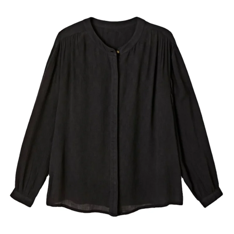 Свободная блузка с китайским воротником желтое платье для беременных