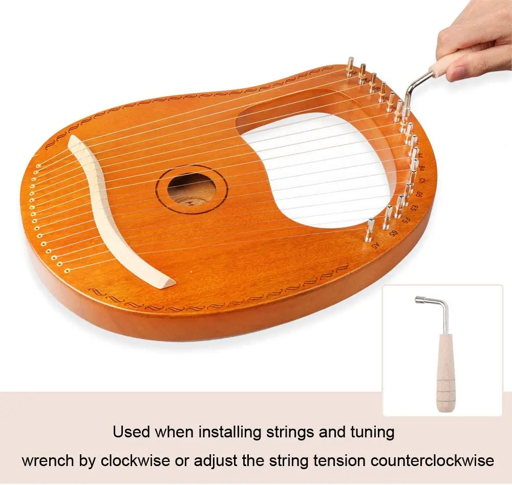 Lyre Harp 16 Metal Strings Classic Lyre Harp 16 string lyre